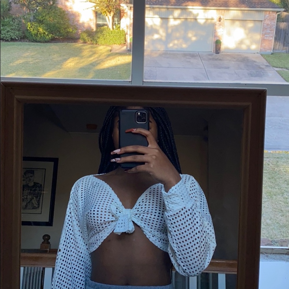 Mesh crop top